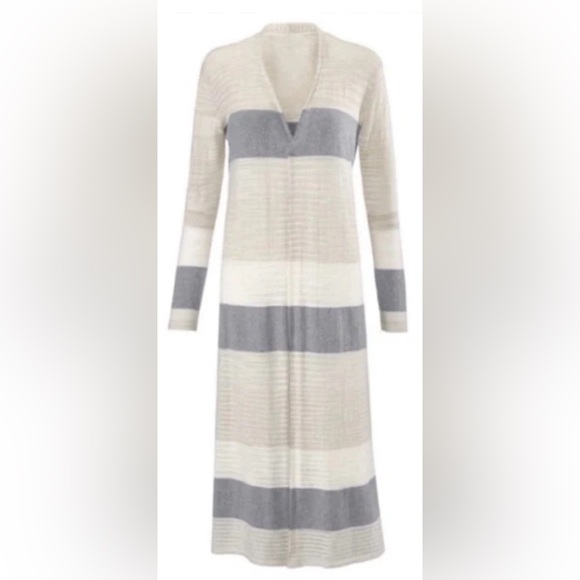 Cabi Vineyard Long Duster Sweater Cardigan Style 5018 Women's Size Medium - Picture 2 of 9